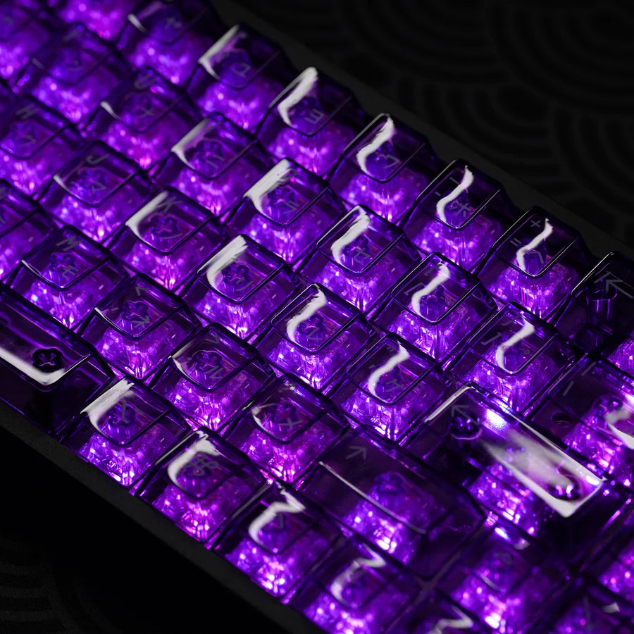 KBDFans Clear 2048 - Purple