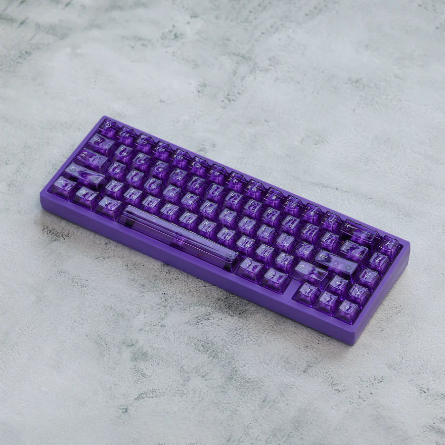 KBDFans Clear 2048 - Purple