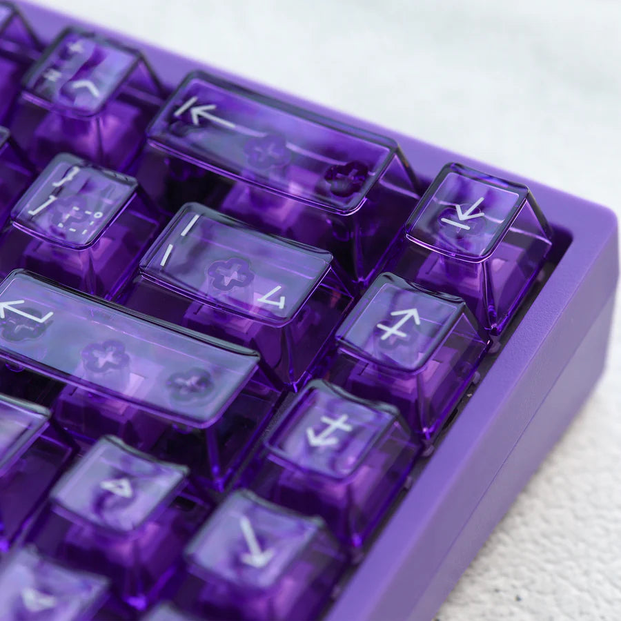 KBDFans Clear 2048 - Purple