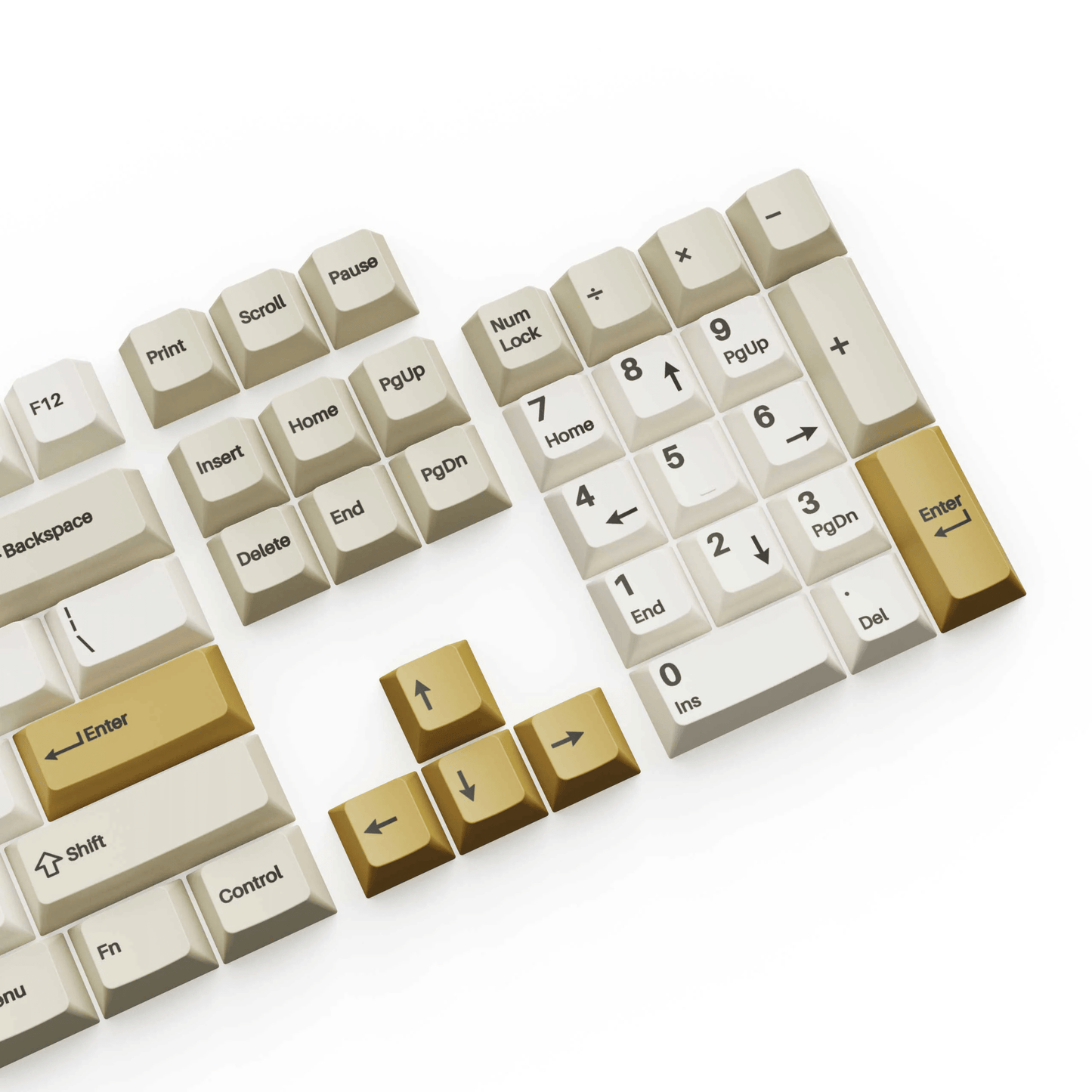 Keychron Double-shot PBT Keycaps – Camel
