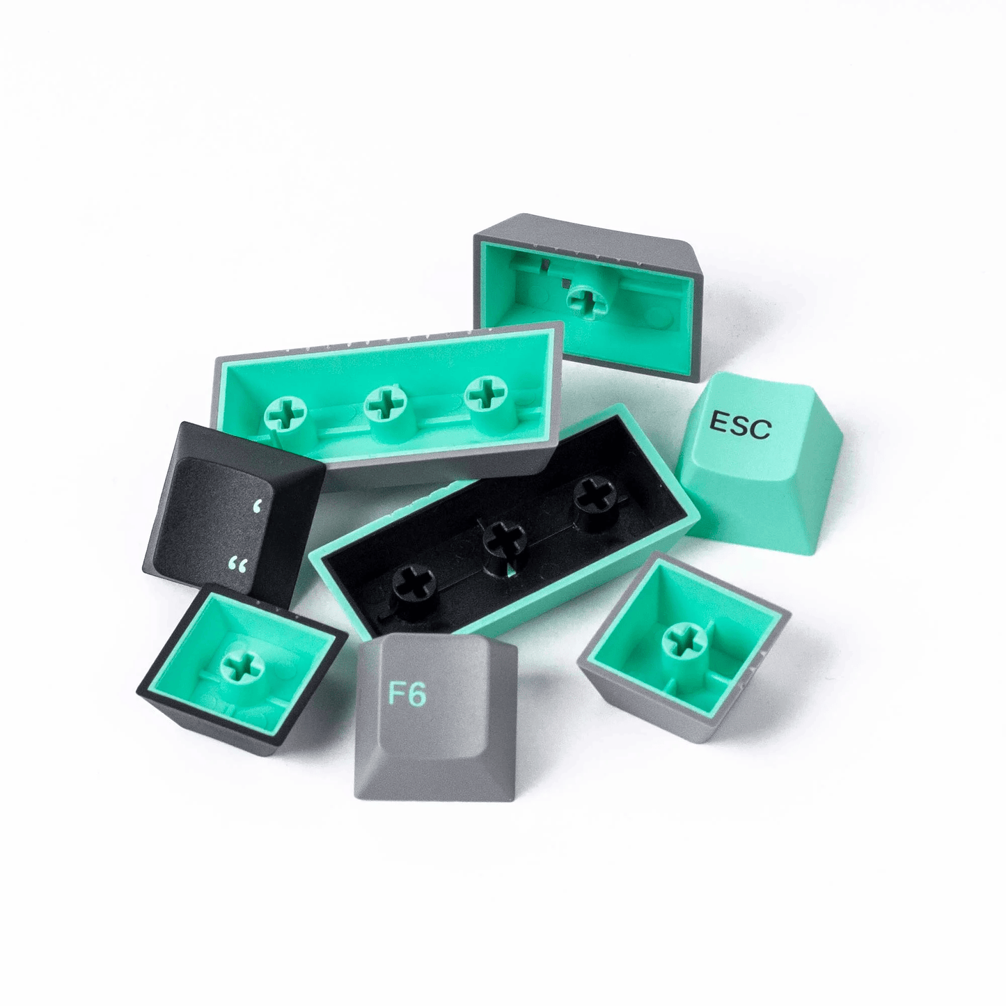 Keychron Double-shot PBT Keycaps – Hacker Mint