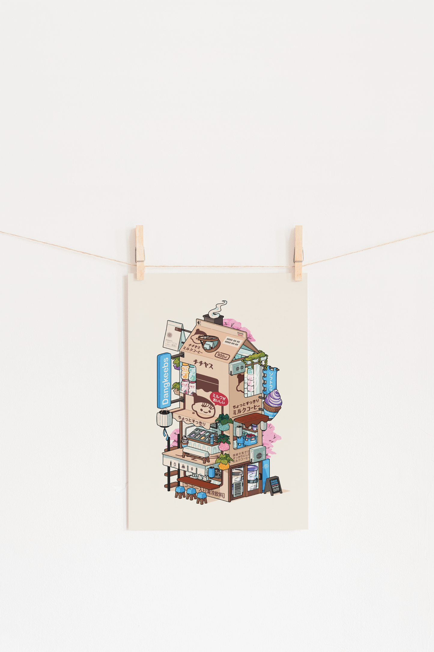 DK x Voz Art - おいしい Sweets Print