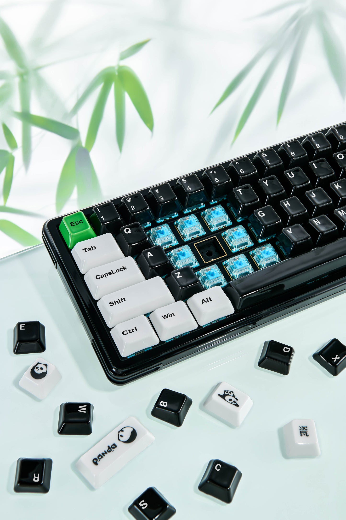 Cerakeys Nada65 Panda Edition - Pre-built Keyboard Kit