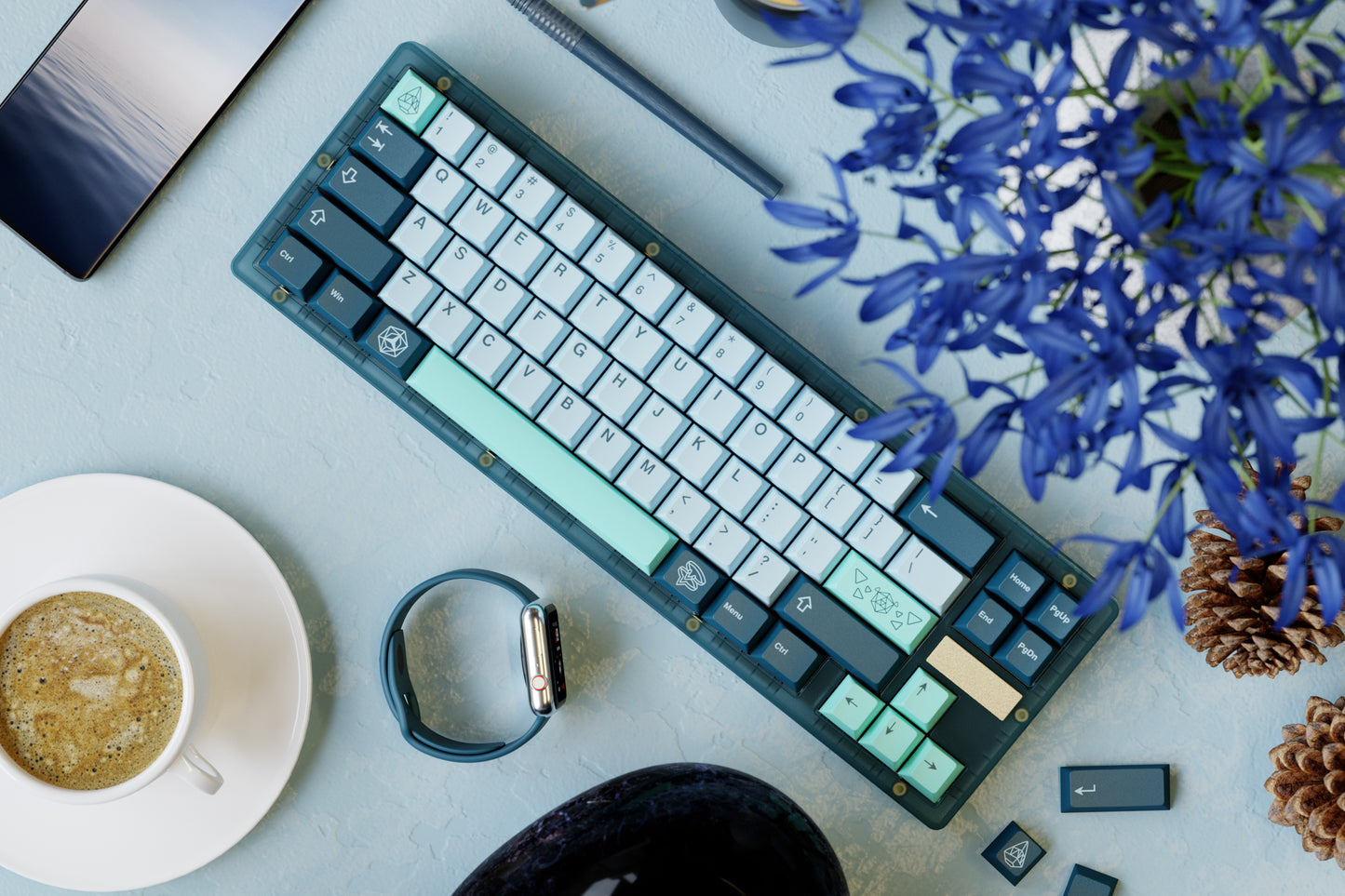 Wuque Studio Entwined Flowers Keycap Set