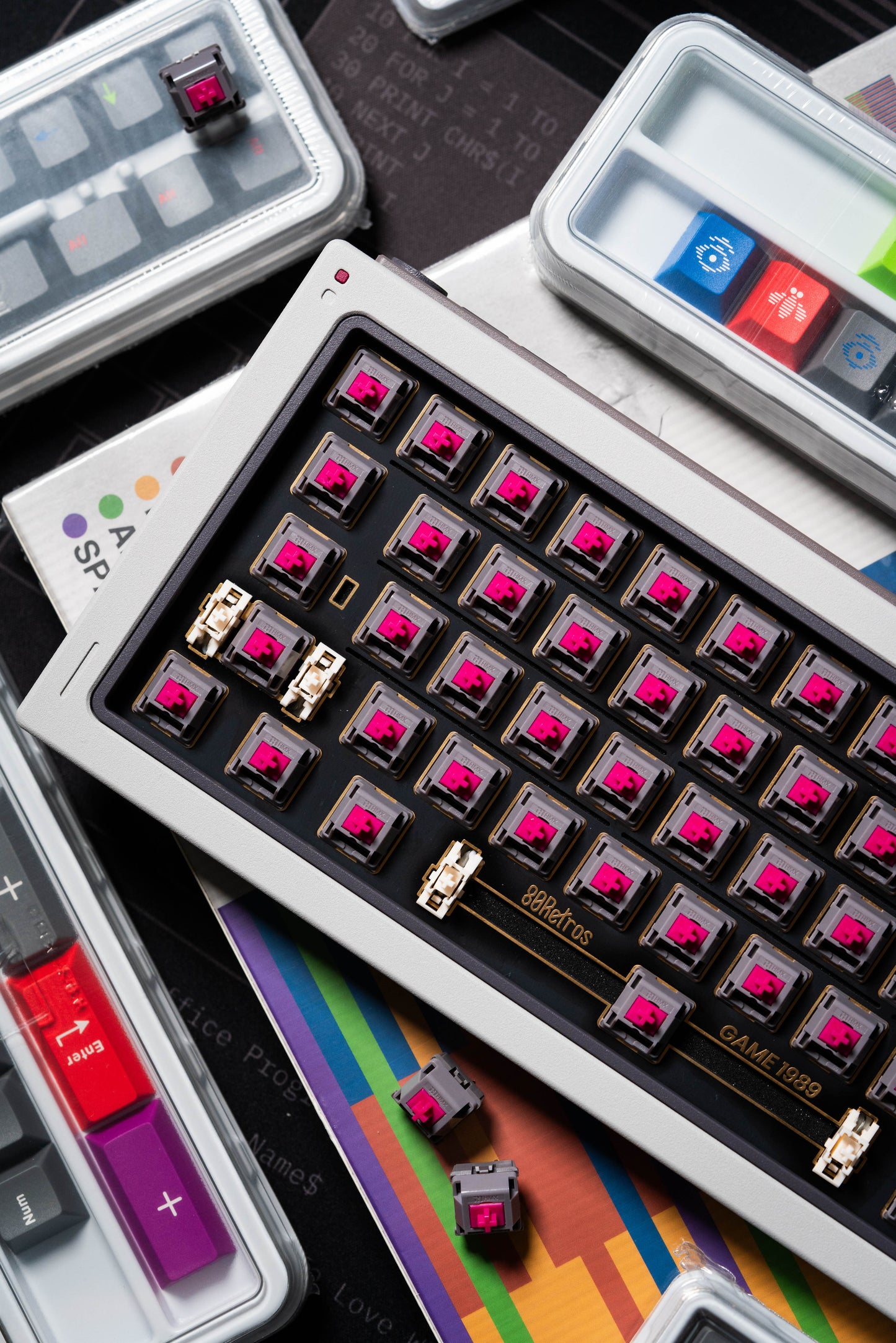 GB65 Keyboard by 80Retros X Click Inc - Pre-built Kit