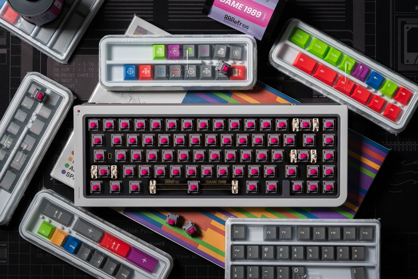 GB65 Keyboard by 80Retros X Click Inc - Pre-built Kit