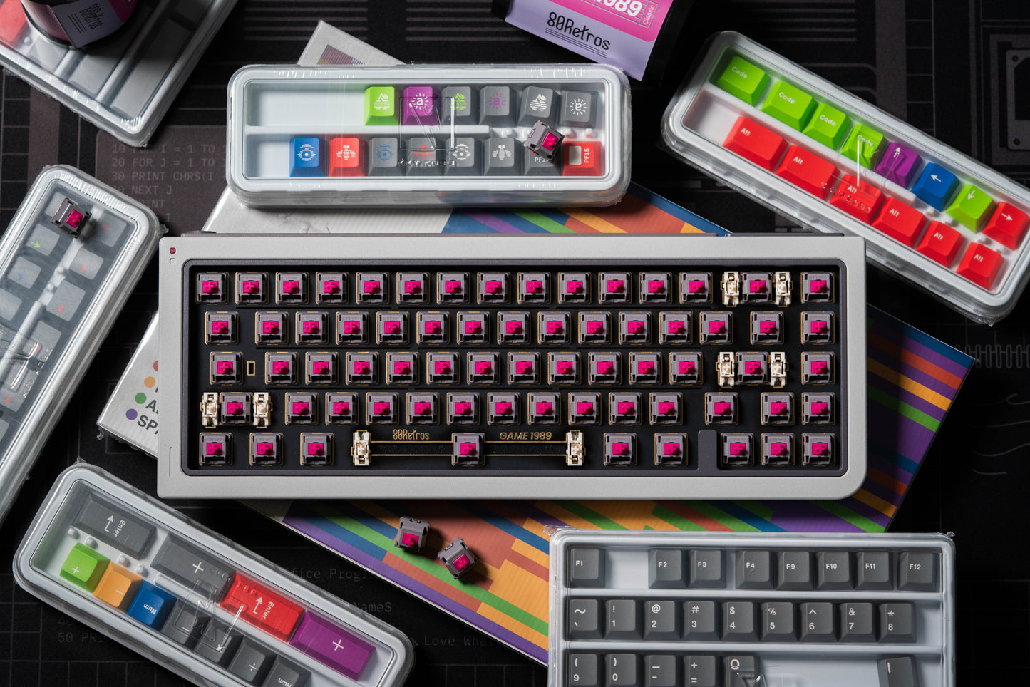 GB65 Keyboard by 80Retros X Click Inc - Pre-built Kit
