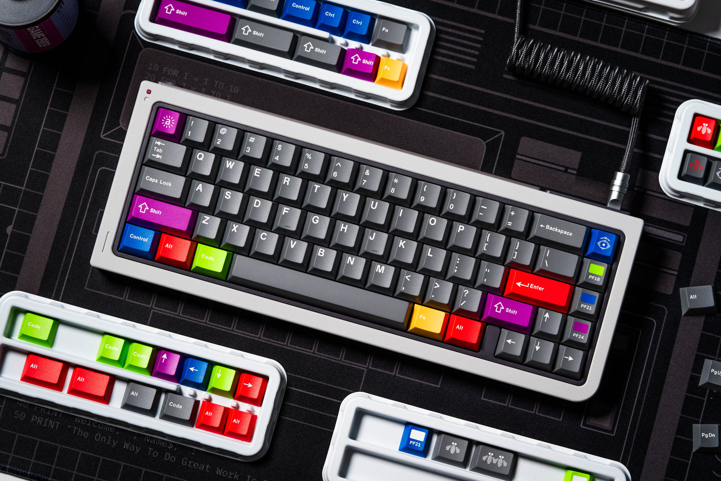 GB65 Keyboard by 80Retros X Click Inc - Pre-built Kit