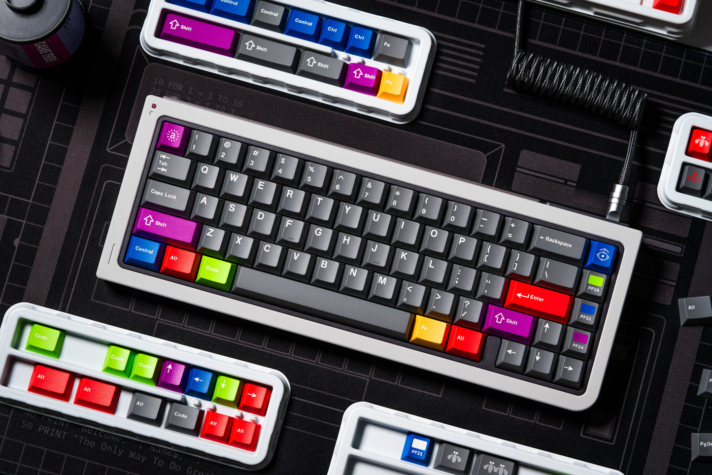 GB65 Keyboard by 80Retros X Click Inc - Pre-built Kit