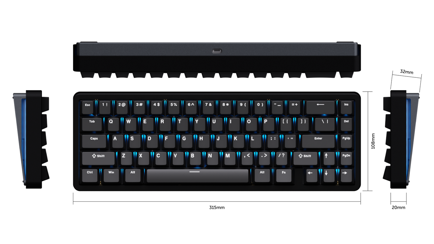 Chilkey ND65 - Mechanical Keyboard Kit