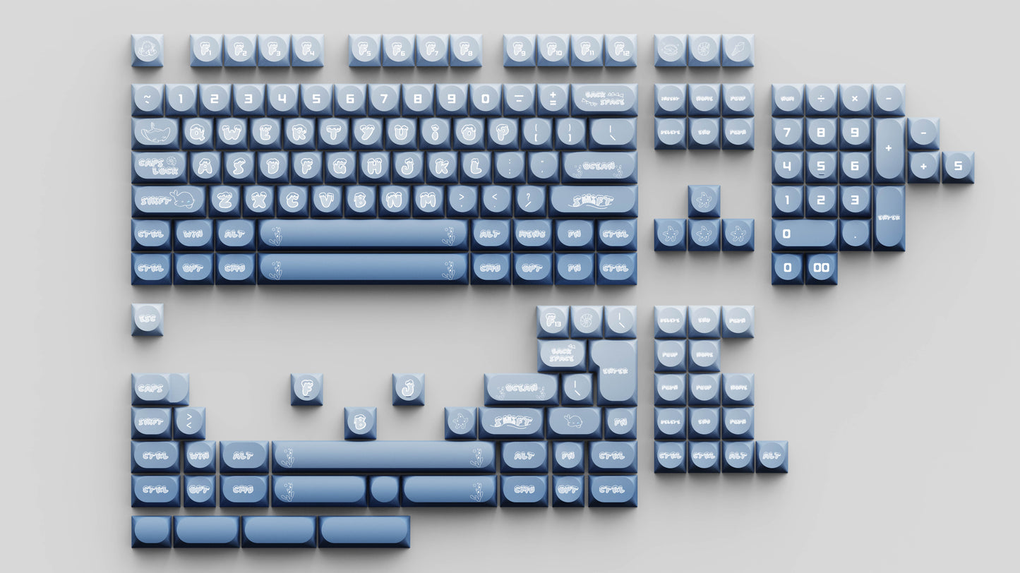 Chilkey Ocean Party Custom Keycaps
