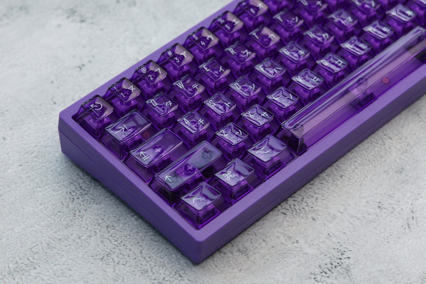 KBDFans Clear 2048 - Purple