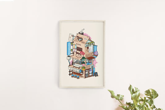 DK x Voz Art - おいしい Sweets Print