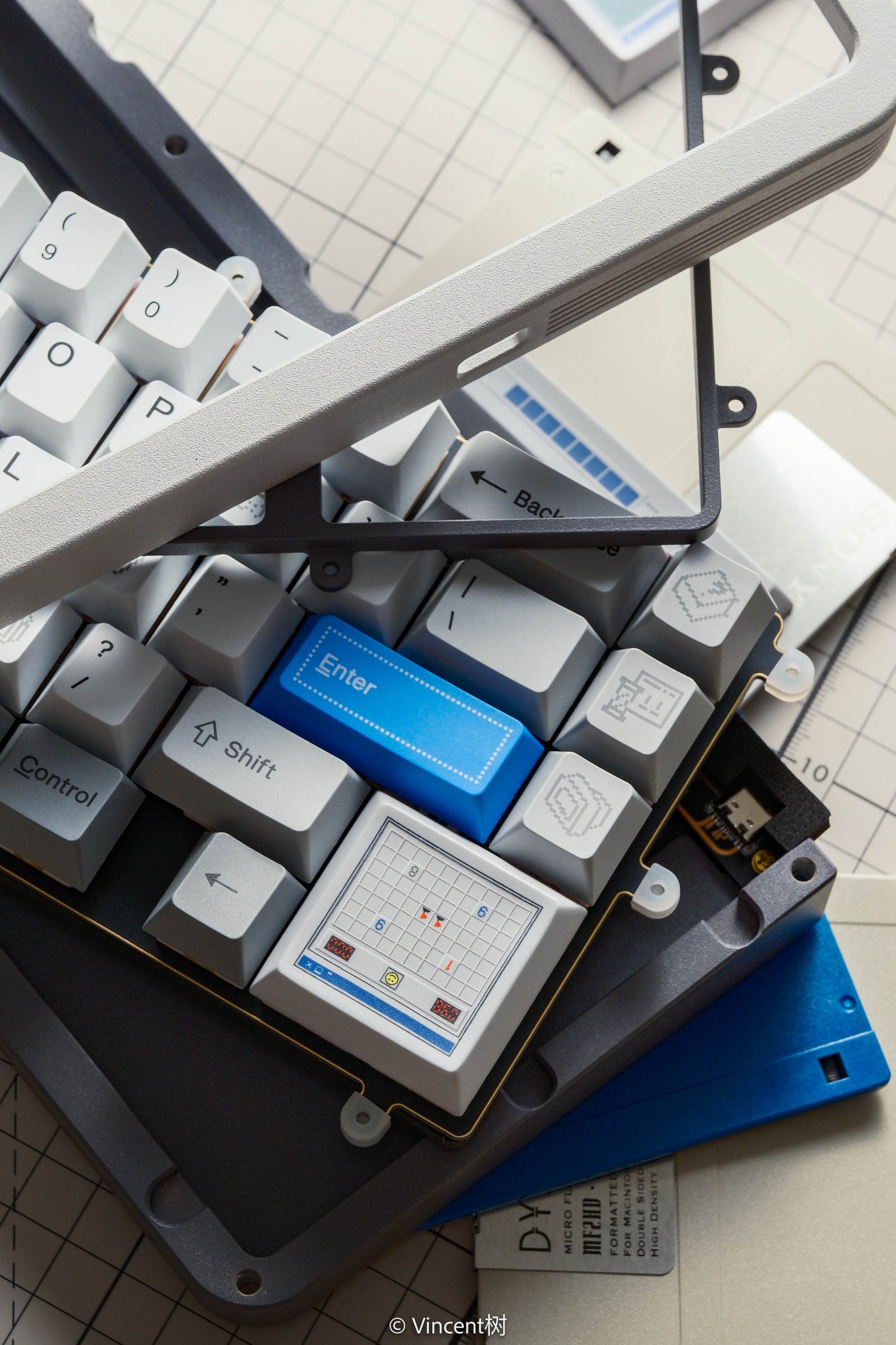 GB65 Keyboard by 80Retros X Click Inc - Pre-built Kit