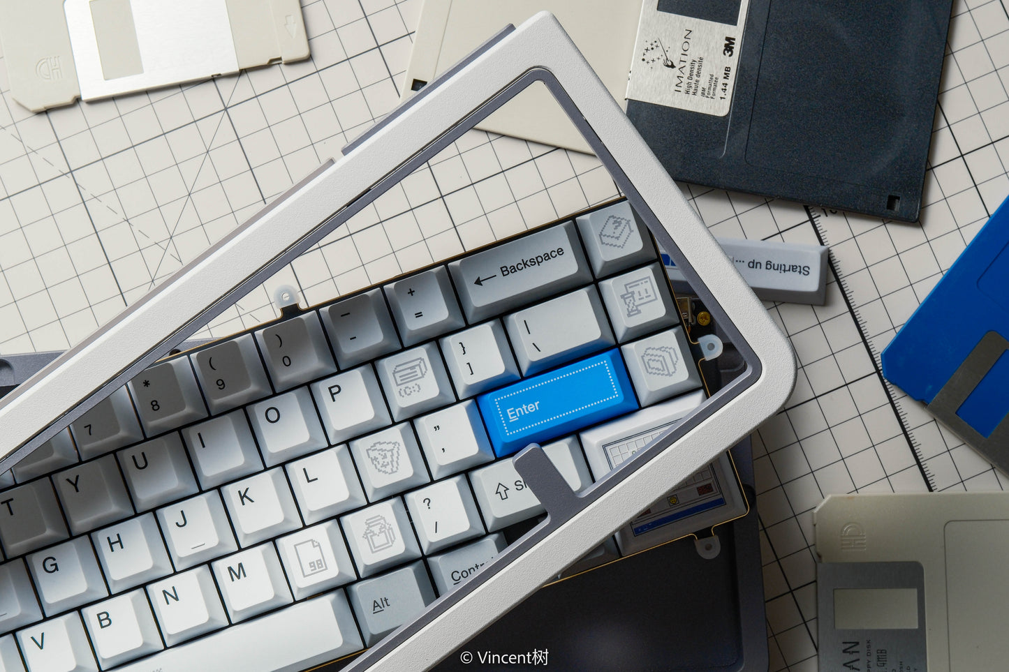 GB65 Keyboard by 80Retros X Click Inc - Pre-built Kit