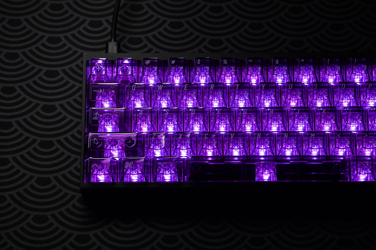 KBDFans Clear 2048 - Purple