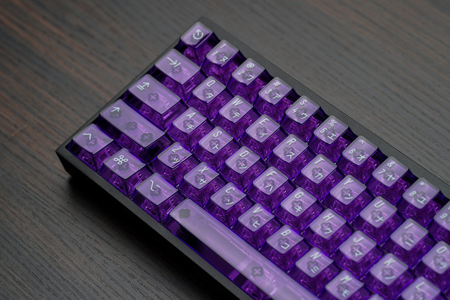 KBDFans Clear 2048 - Purple