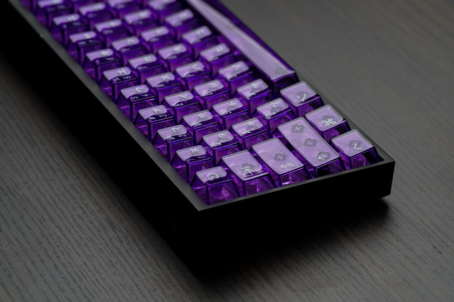 KBDFans Clear 2048 - Purple