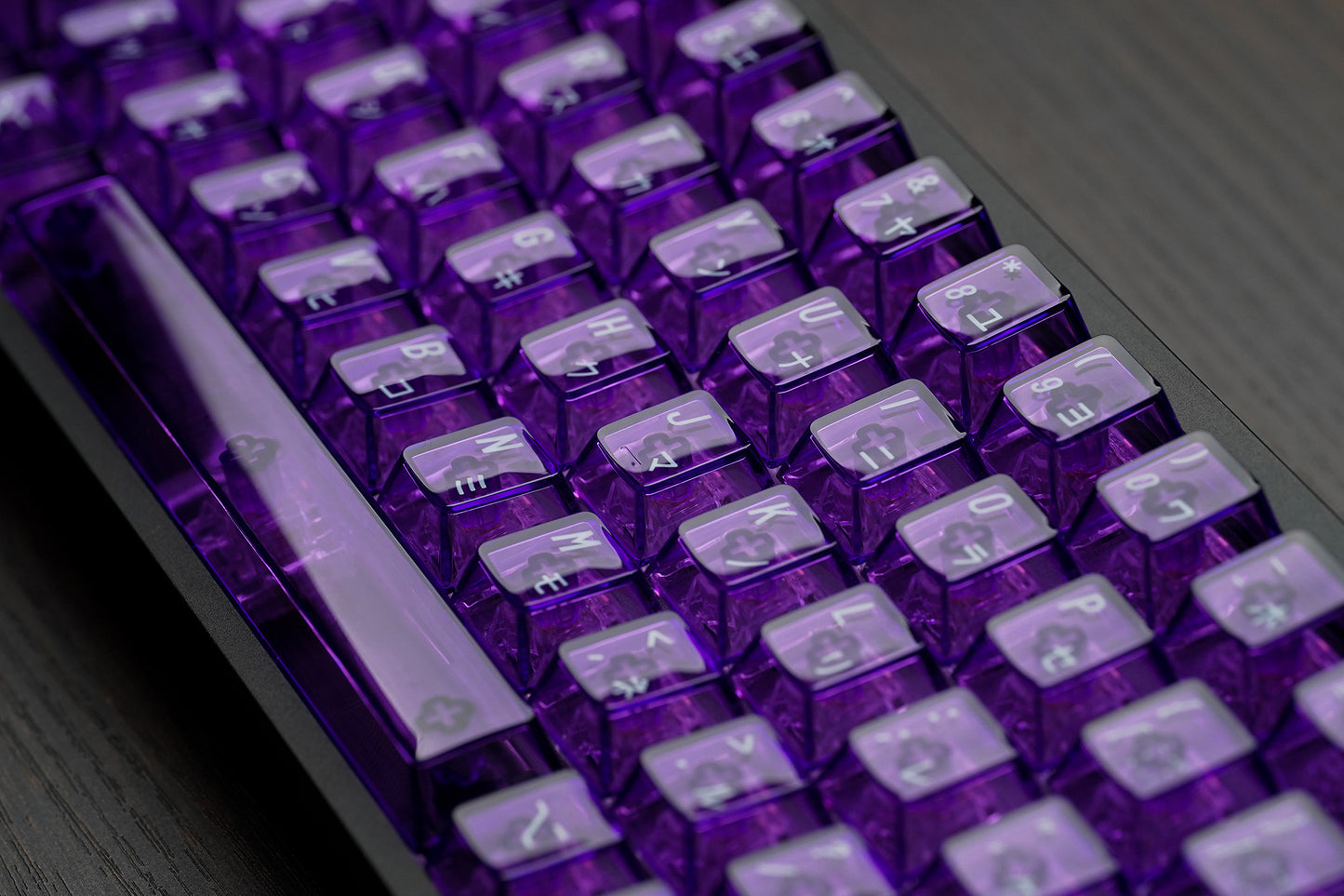 KBDFans Clear 2048 - Purple