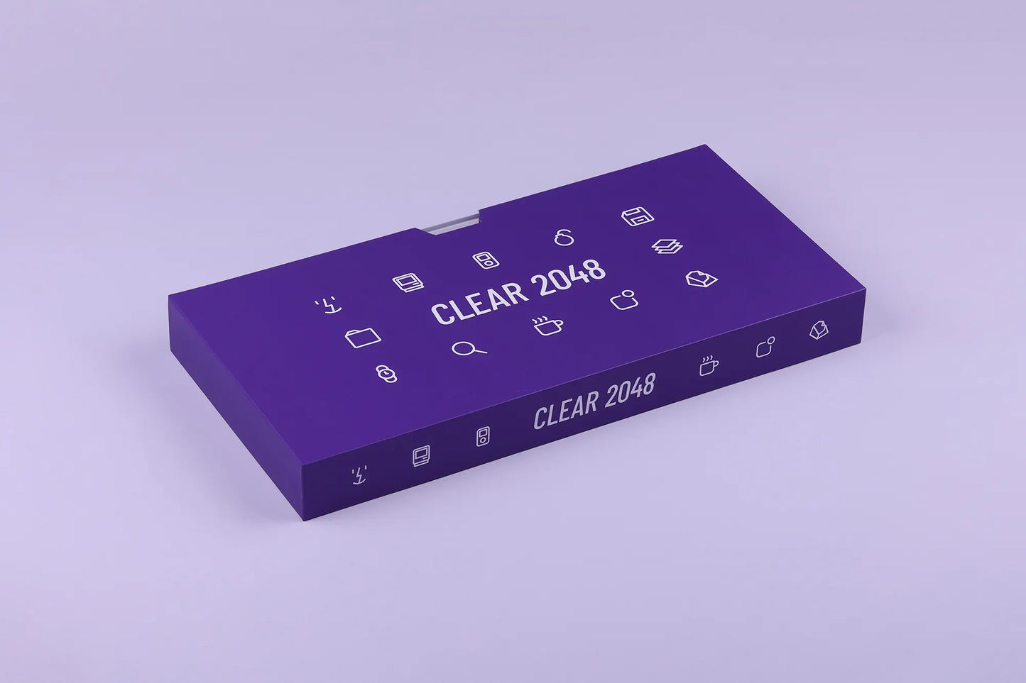 KBDFans Clear 2048 - Purple