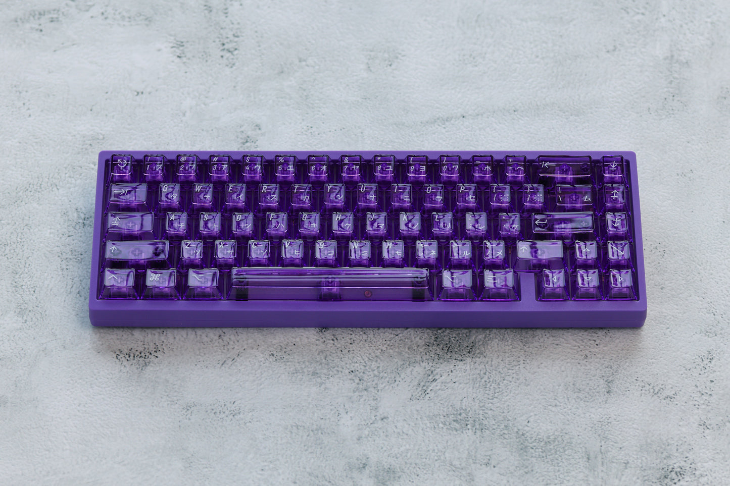 KBDFans Clear 2048 - Purple