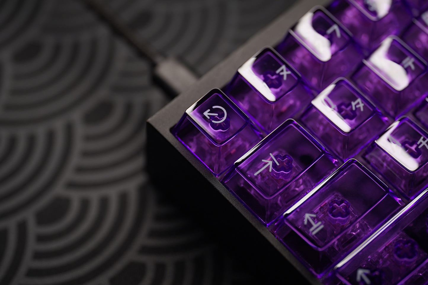 KBDFans Clear 2048 - Purple