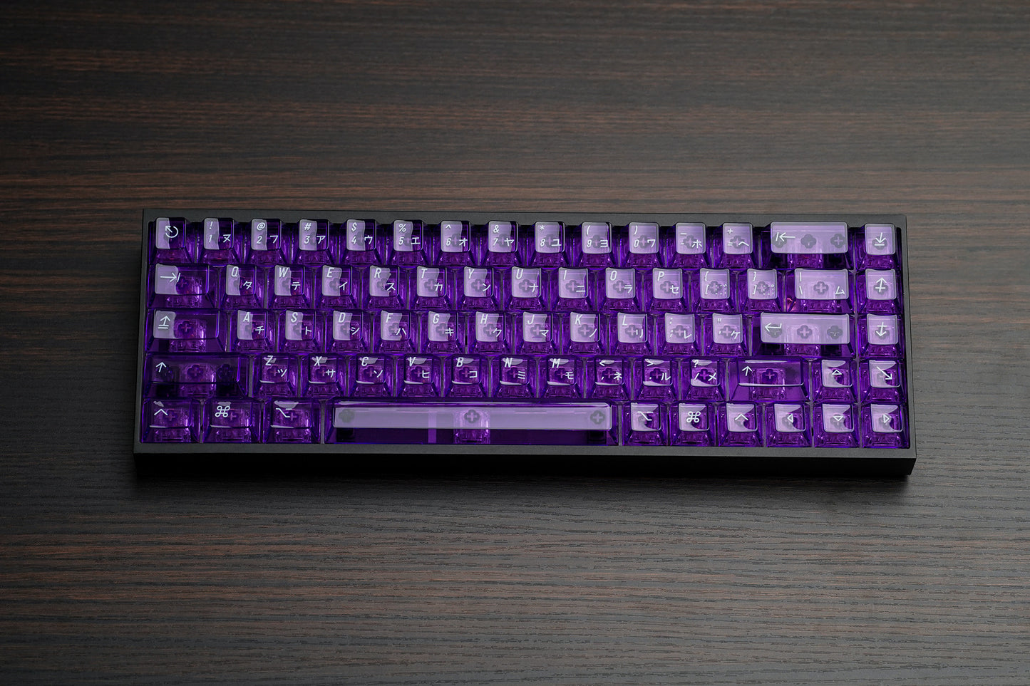 KBDFans Clear 2048 - Purple