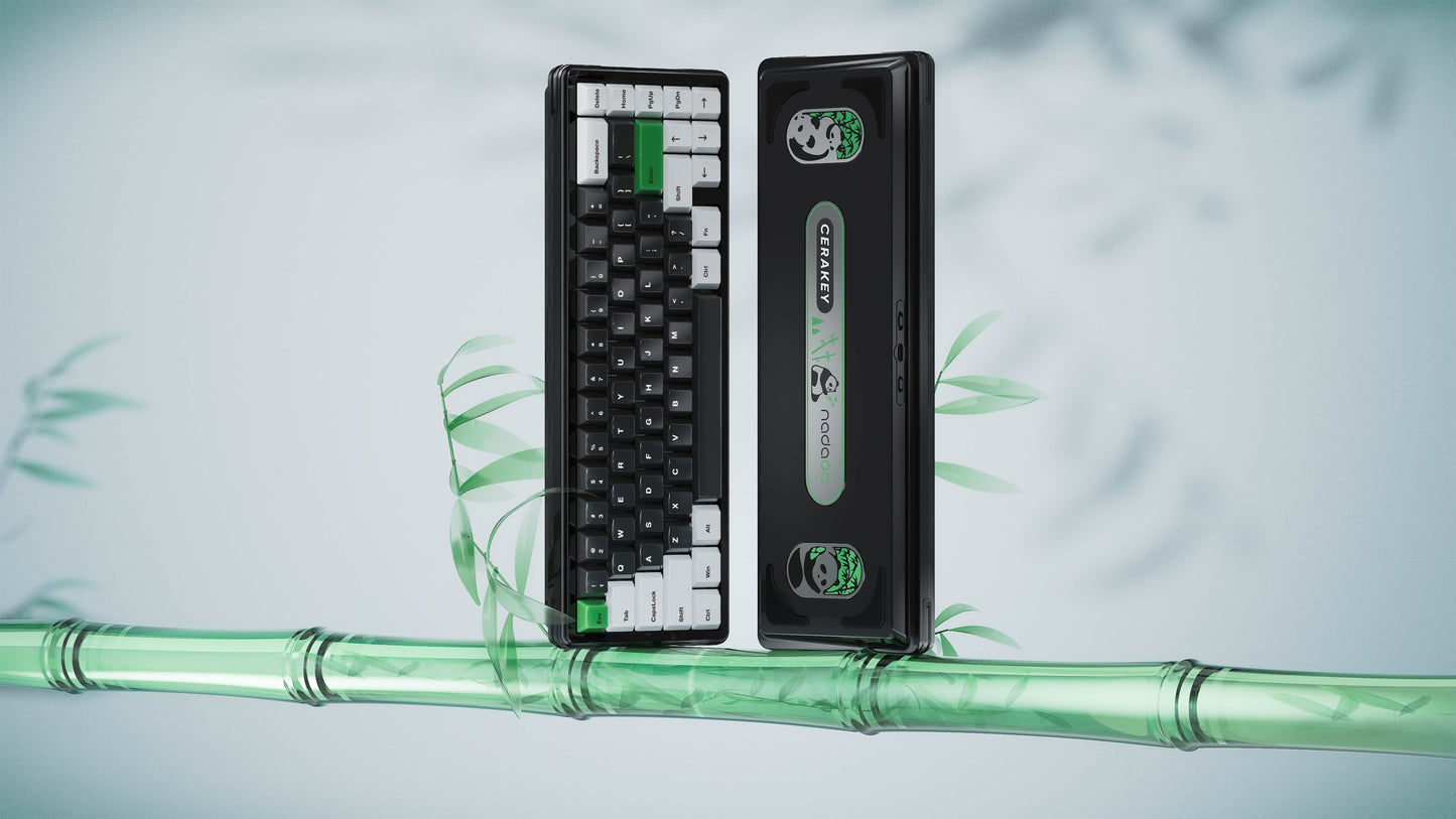 Cerakeys Nada65 Panda Edition - Pre-built Keyboard Kit