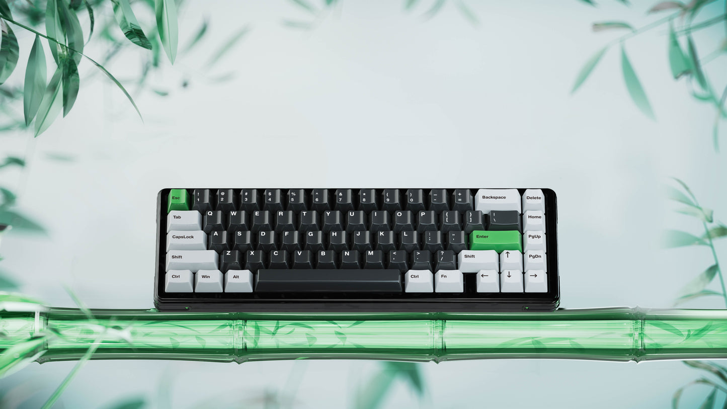 Cerakeys Nada65 Panda Edition - Pre-built Keyboard Kit