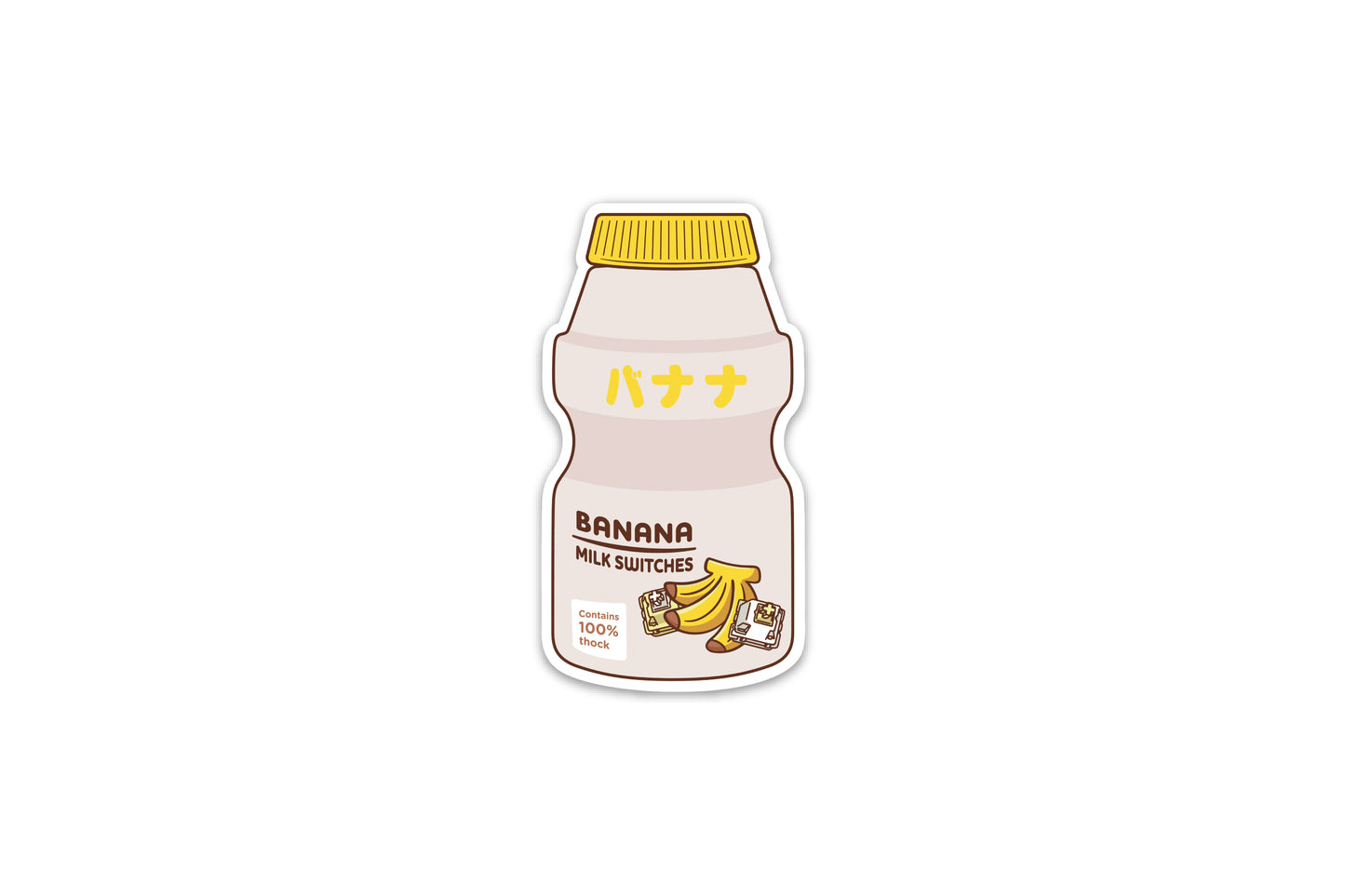 Banana Milk Sticker