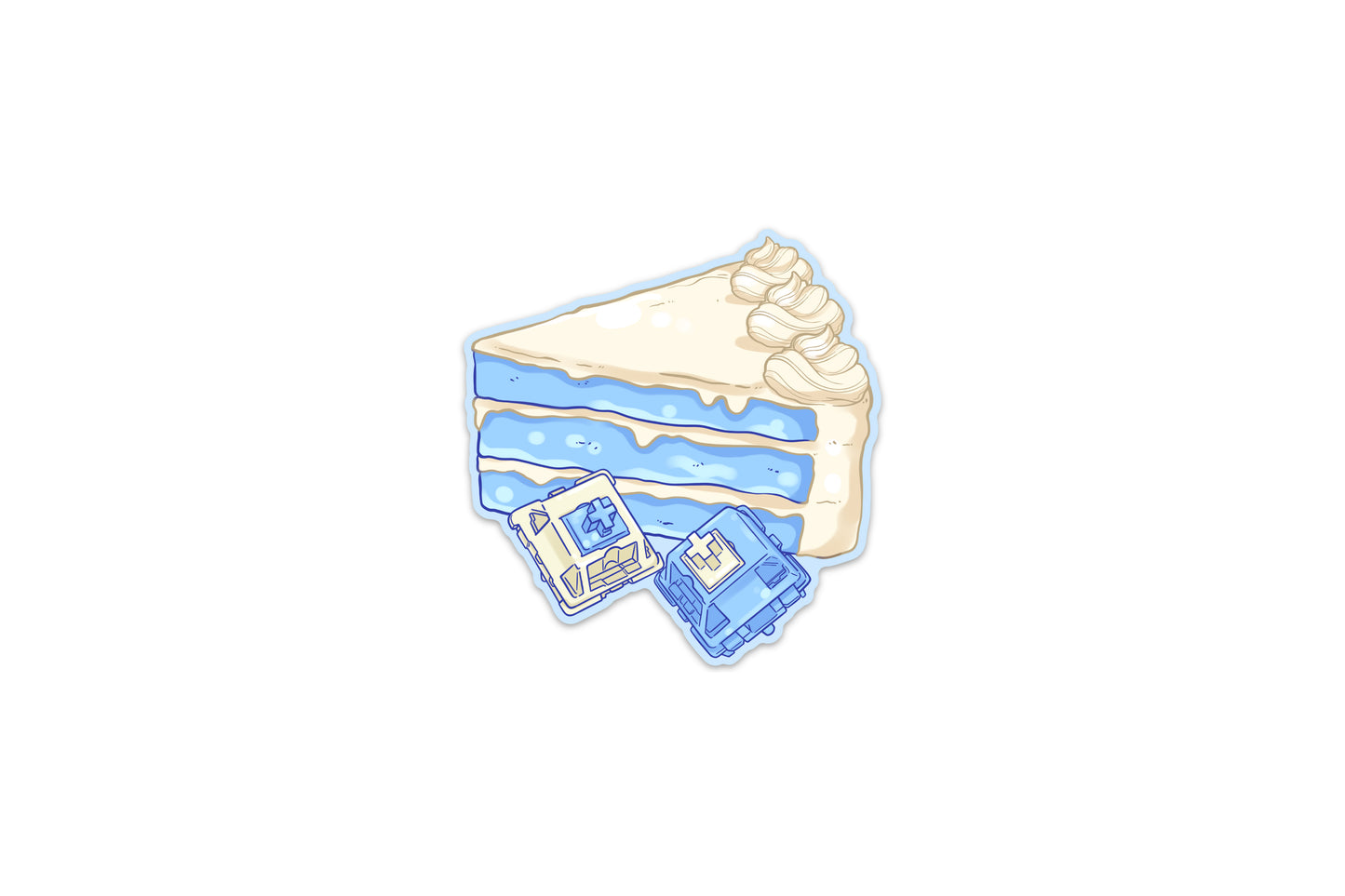 Blue Velvet Sticker