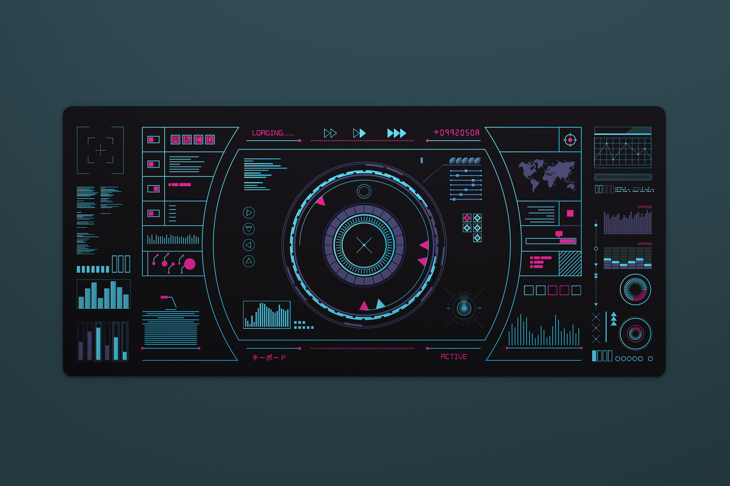 INITIALIZE_ Deskmat - Cyber