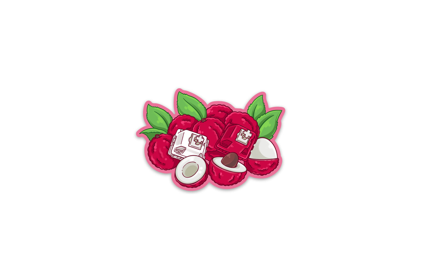 Lychee Sticker