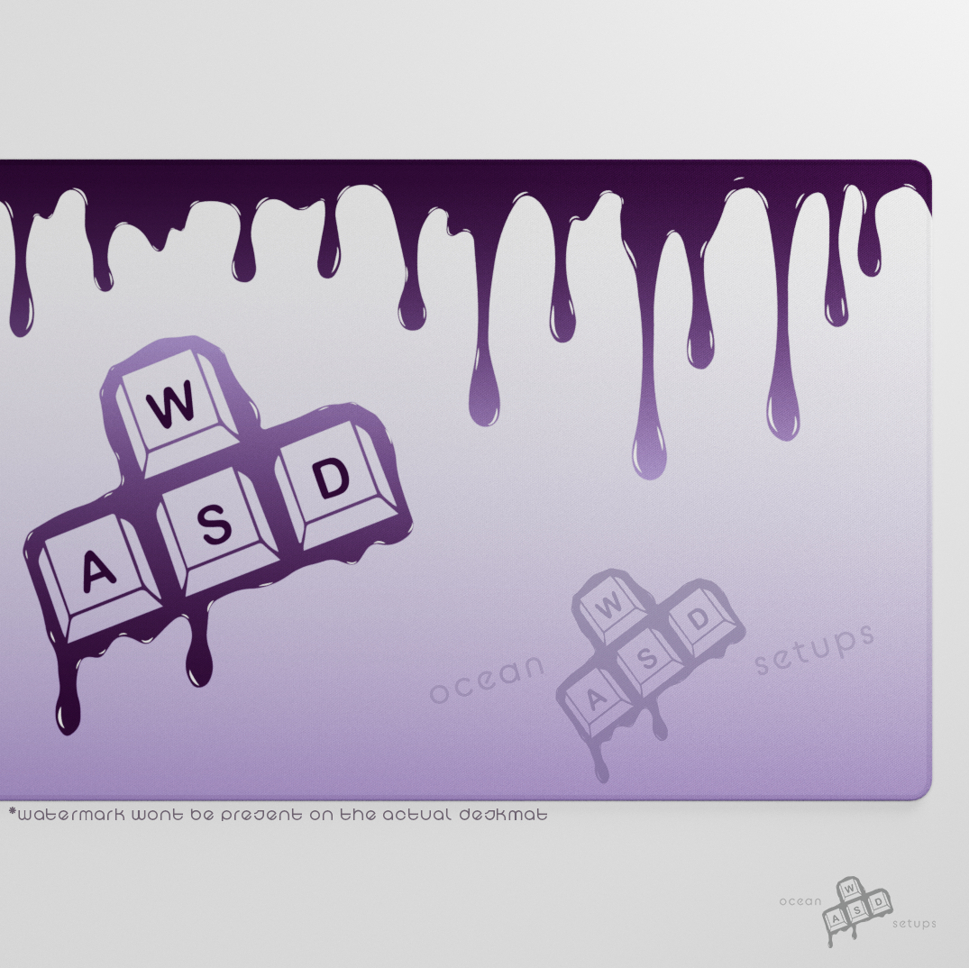 Liquid WASD Deskmats