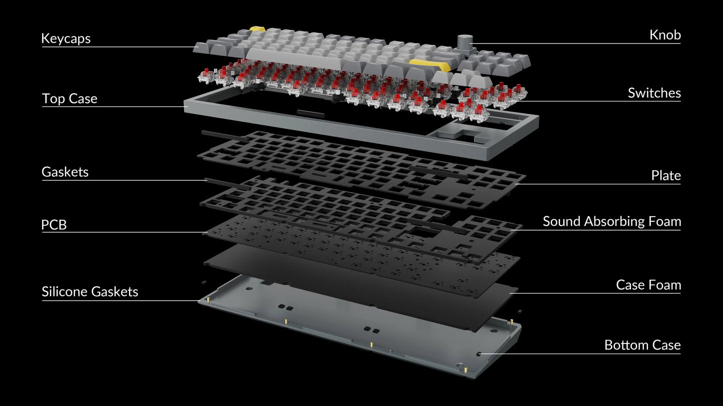 Keychron Q3 - QMK Compatible TKL Barebones Keyboard Kit