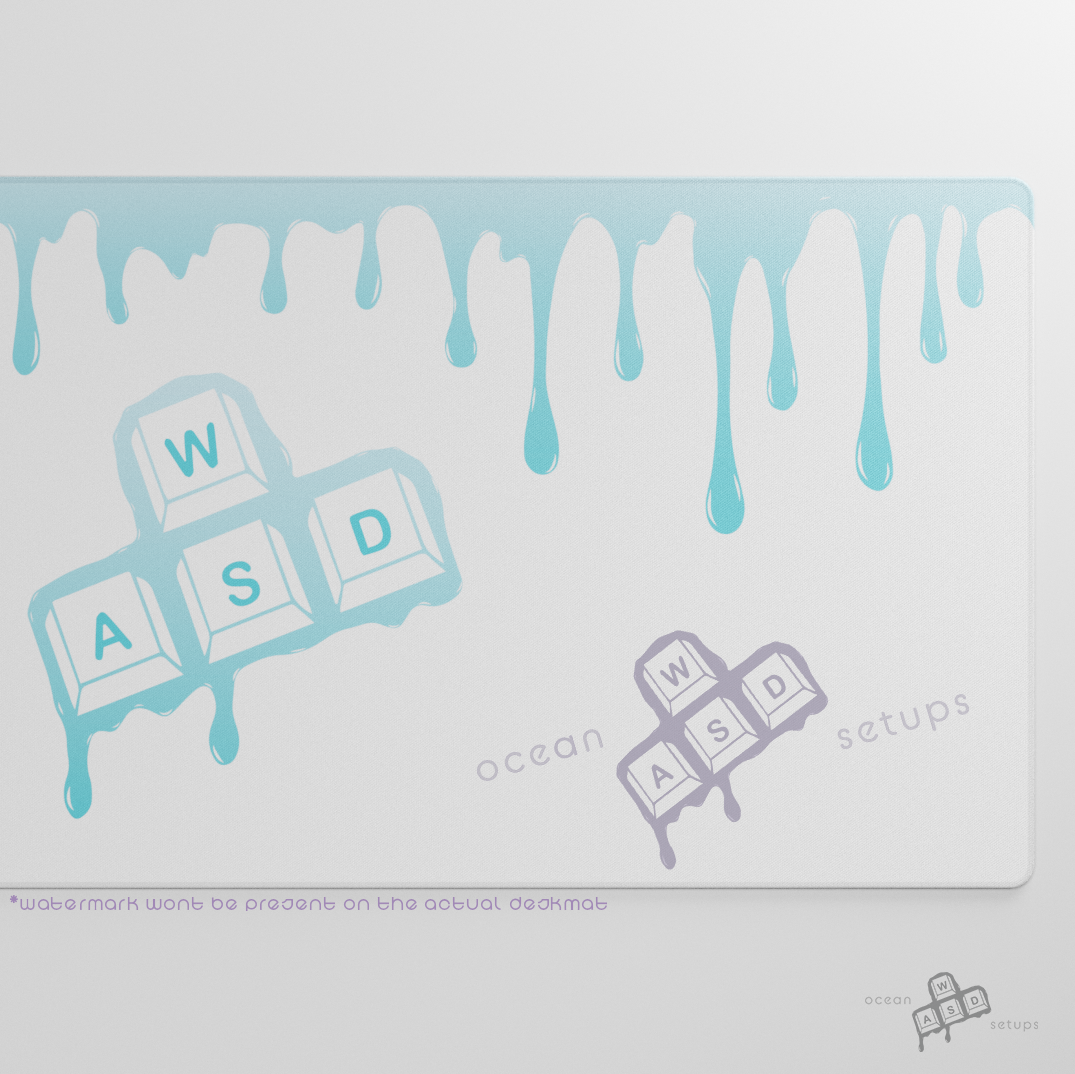 Liquid WASD Deskmats