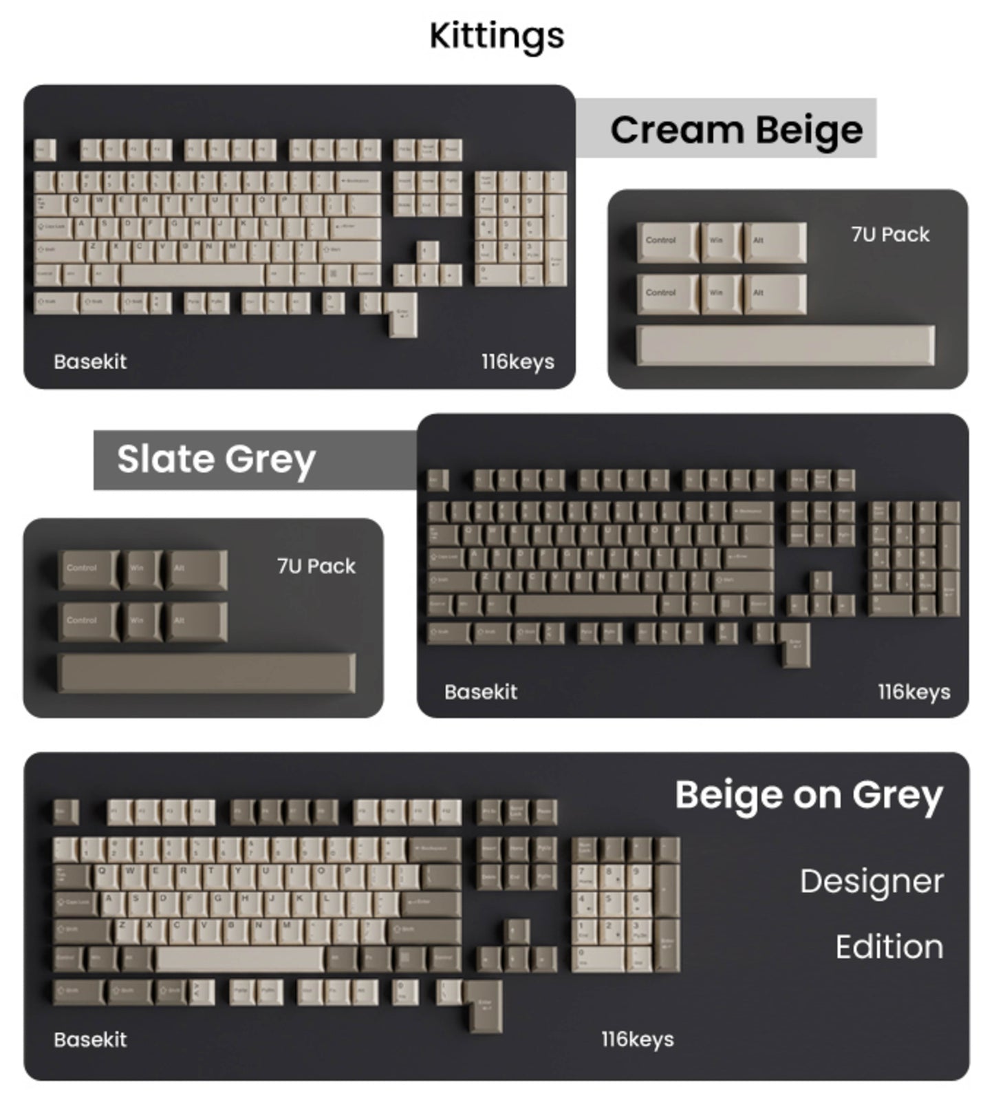 [Group-Buy] Awekeys Metal Keycap Set - Retro80s