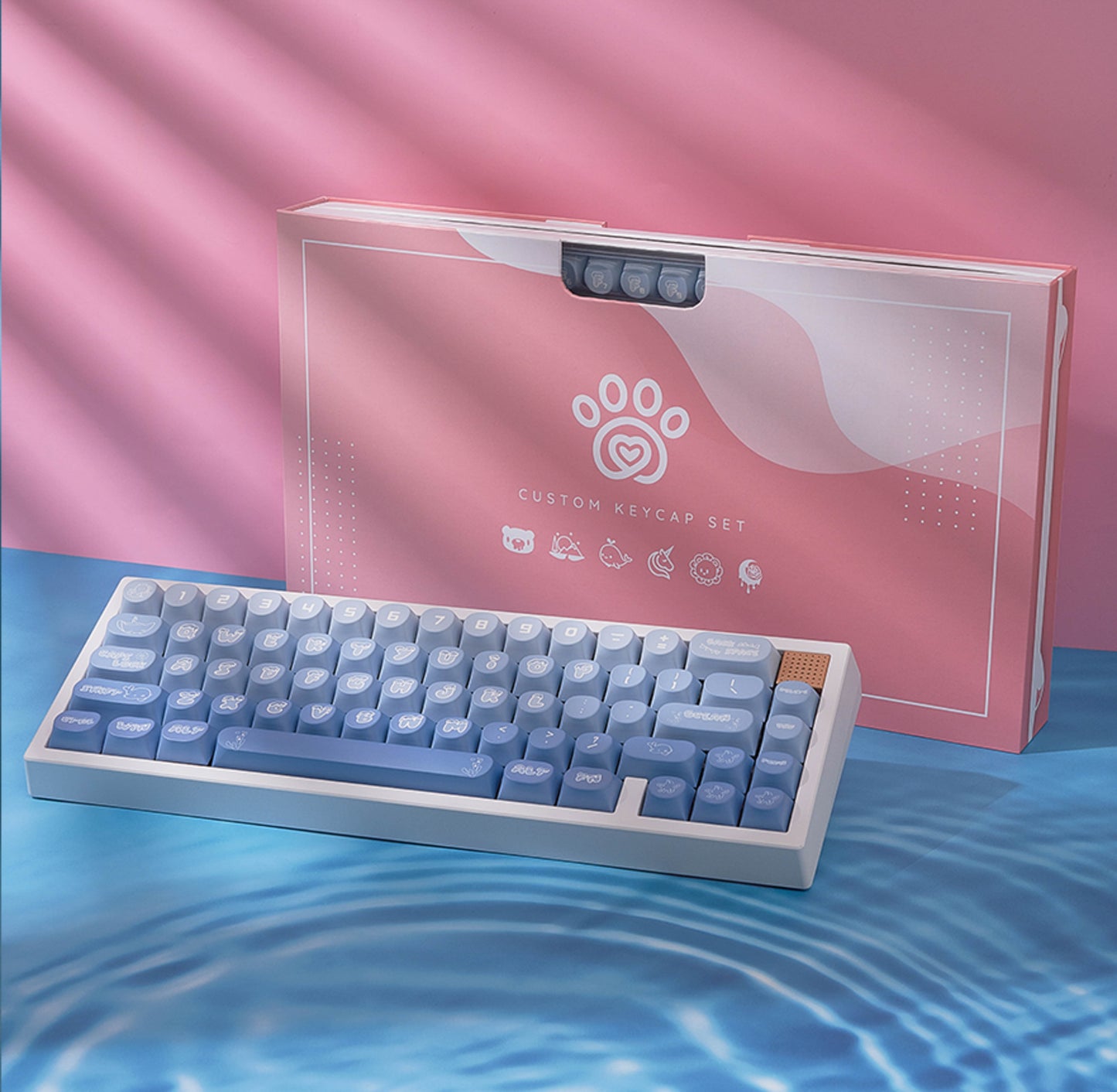 Chilkey Ocean Party Keycaps