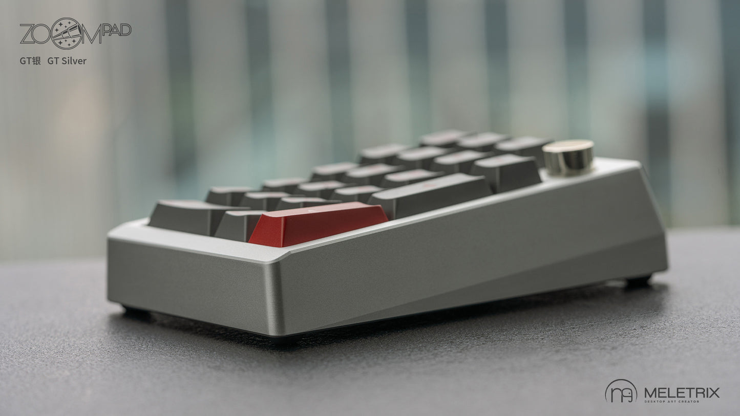 [Group-Buy] Meletrix ZoomPad Special Edition (SE) - Barebones Numpad Kit - GT Silver [Air Shipping]