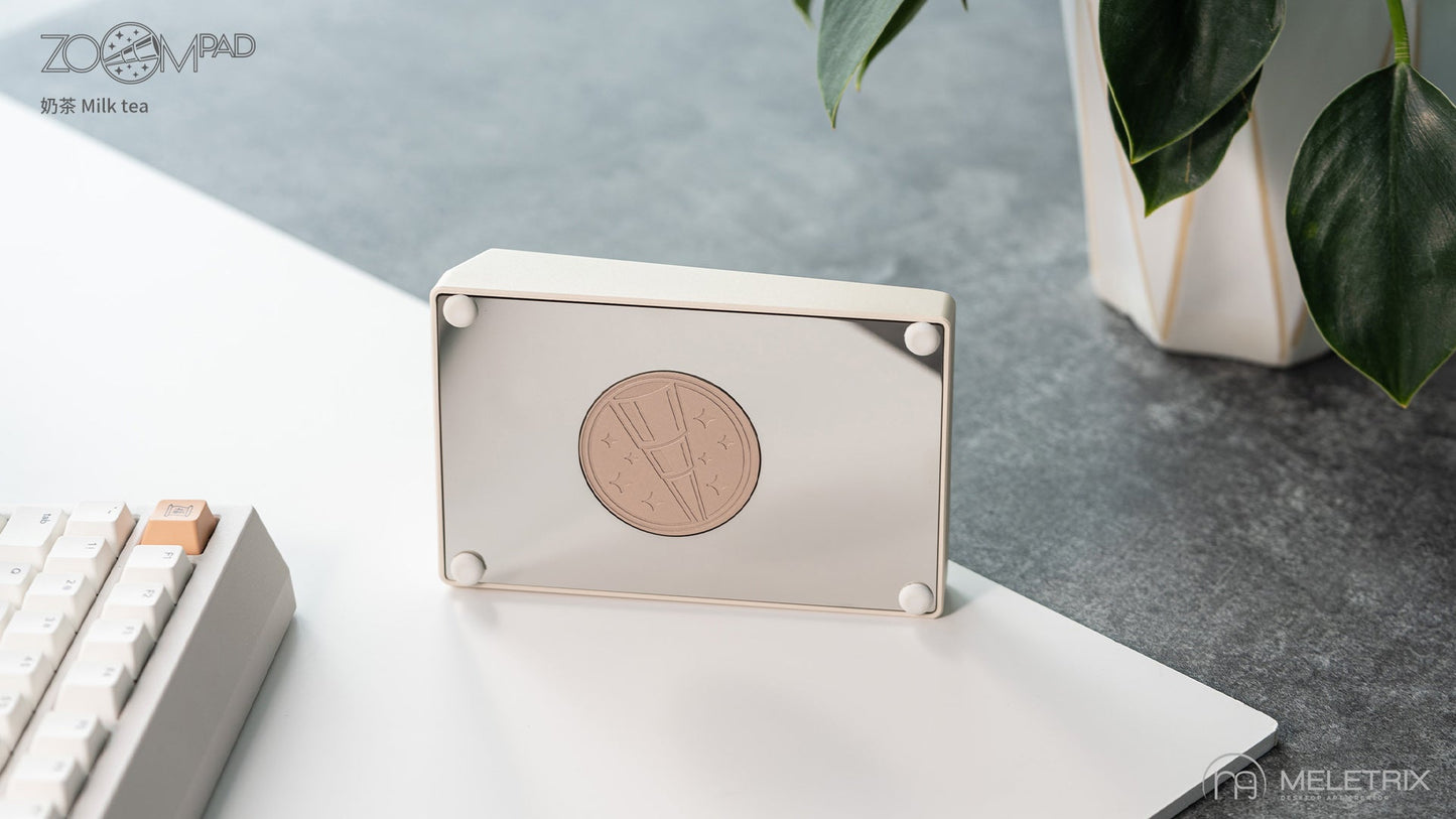[Group-Buy] Meletrix ZoomPad Essential Edition (EE) - Barebones Numpad Kit - Milk Tea [Sea Shipping]