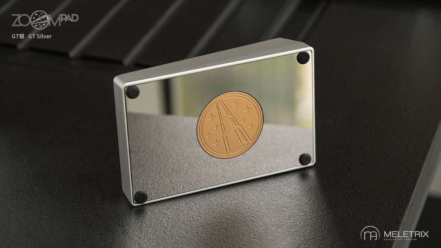[Group-Buy] Meletrix ZoomPad Special Edition (SE) - Barebones Numpad Kit - GT Silver [Air Shipping]