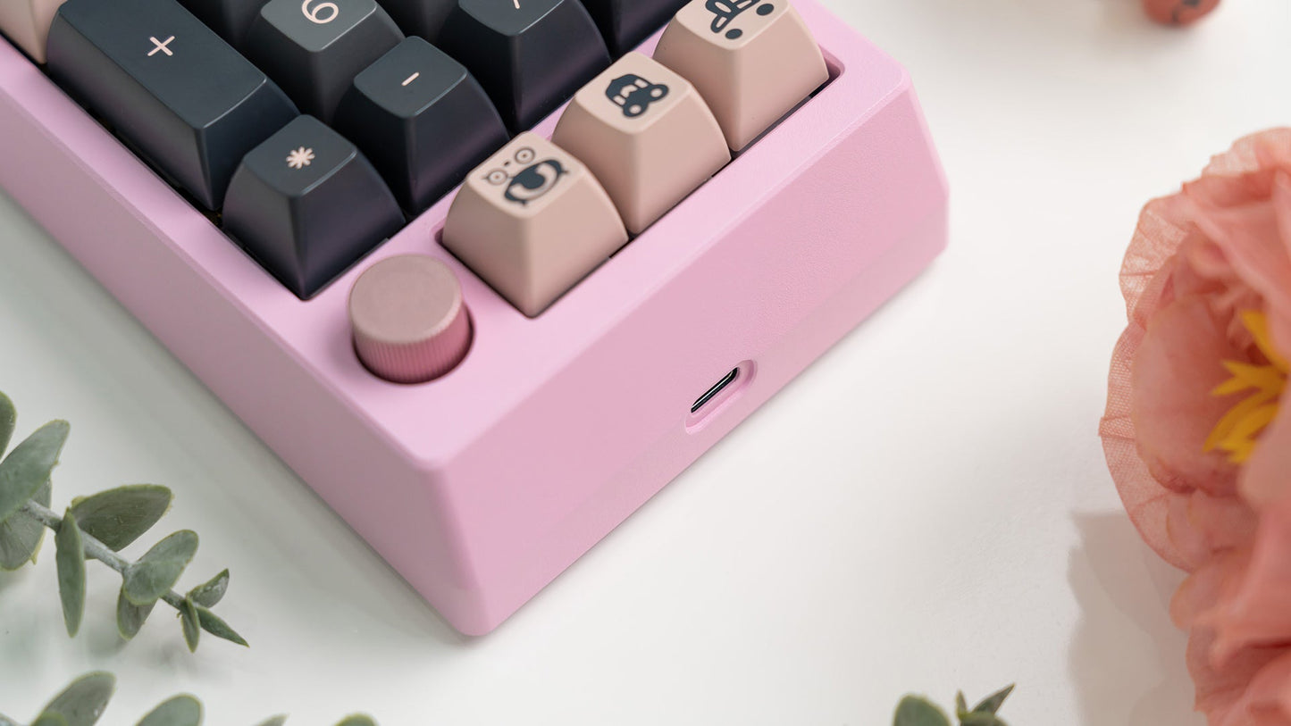 [Group-Buy] Meletrix ZoomPad Essential Edition (EE) - Barebones Numpad Kit - Blush Pink [Sea Shipping]