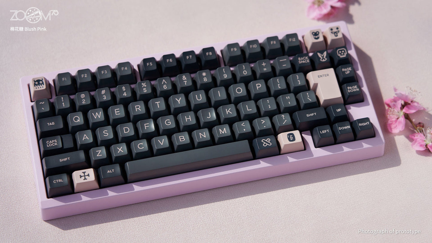 [Pre-Order] Meletrix Zoom75 Essential Edition (EE) - Barebones Keyboard Kit - Blush Pink [Sea Shipping]