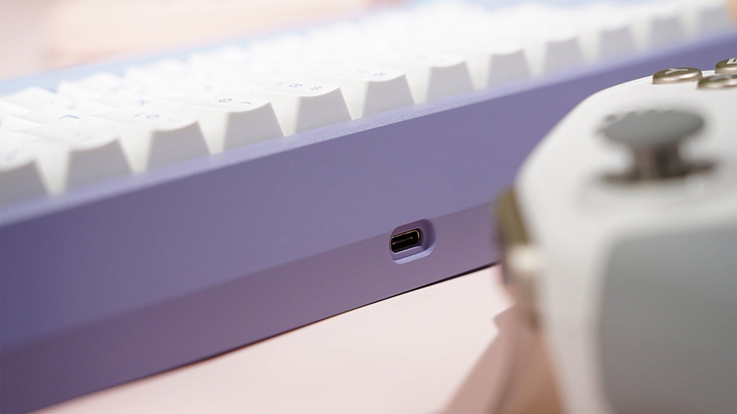 [Pre-Order] Meletrix Zoom65 V2 EE - Barebones Keyboard Kit - Faint Blurple [Sea Shipping - Batch 2]