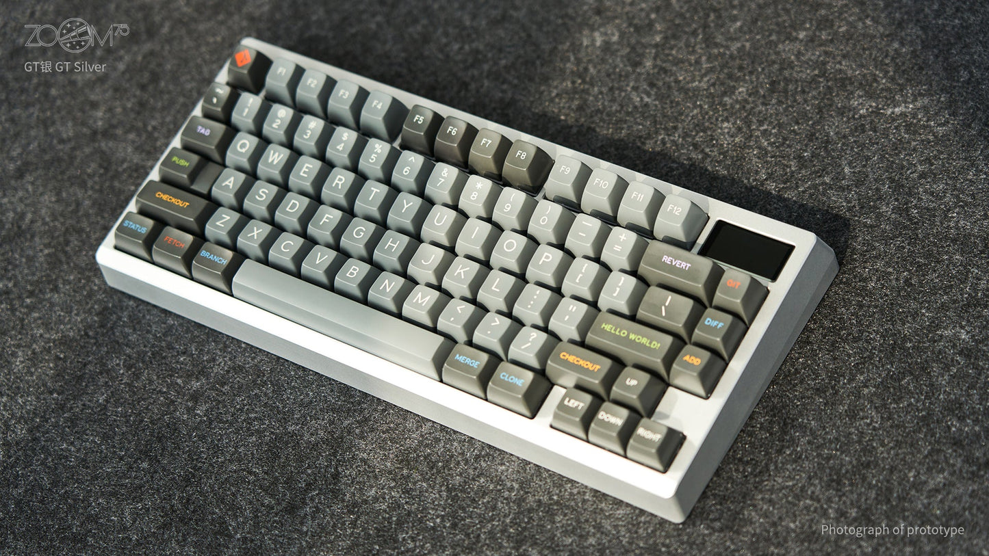 [Pre-Order] Meletrix Zoom75 Essential Edition (EE) - Barebones Keyboard Kit - GT Silver [Sea Shipping - Batch 2]
