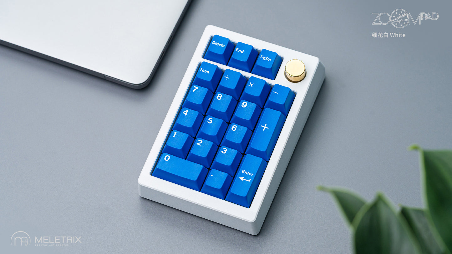 [Group-Buy] Meletrix ZoomPad Essential Edition (EE) - Barebones Numpad Kit - White [Air Shipping]