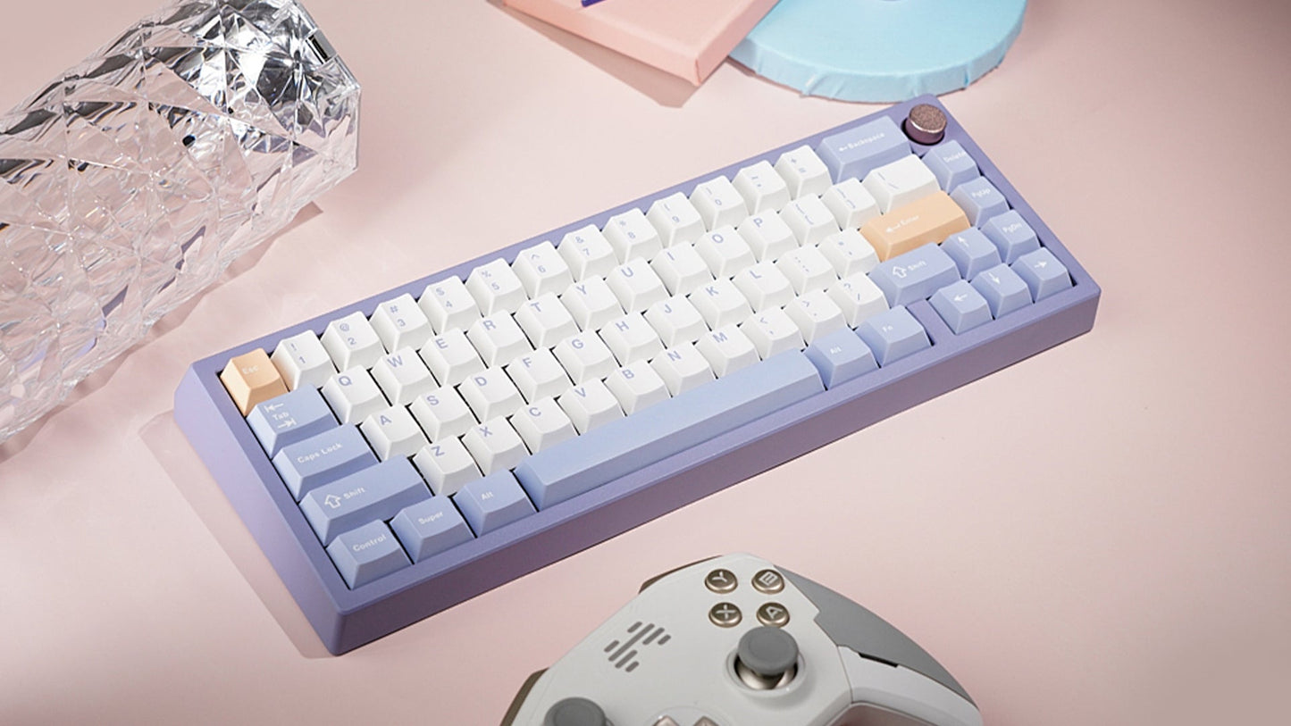 [Pre-Order] Meletrix Zoom65 V2 EE - Barebones Keyboard Kit - Faint Blurple [Sea Shipping - Batch 2]