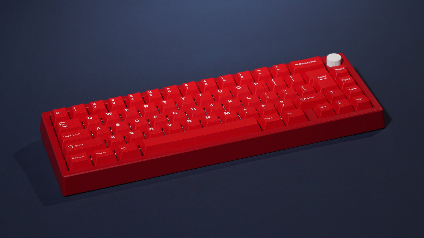 [Pre-Order] Meletrix Zoom65 V2 EE - Barebones Keyboard Kit - Scarlet Red [Sea Shipping - Batch 2]