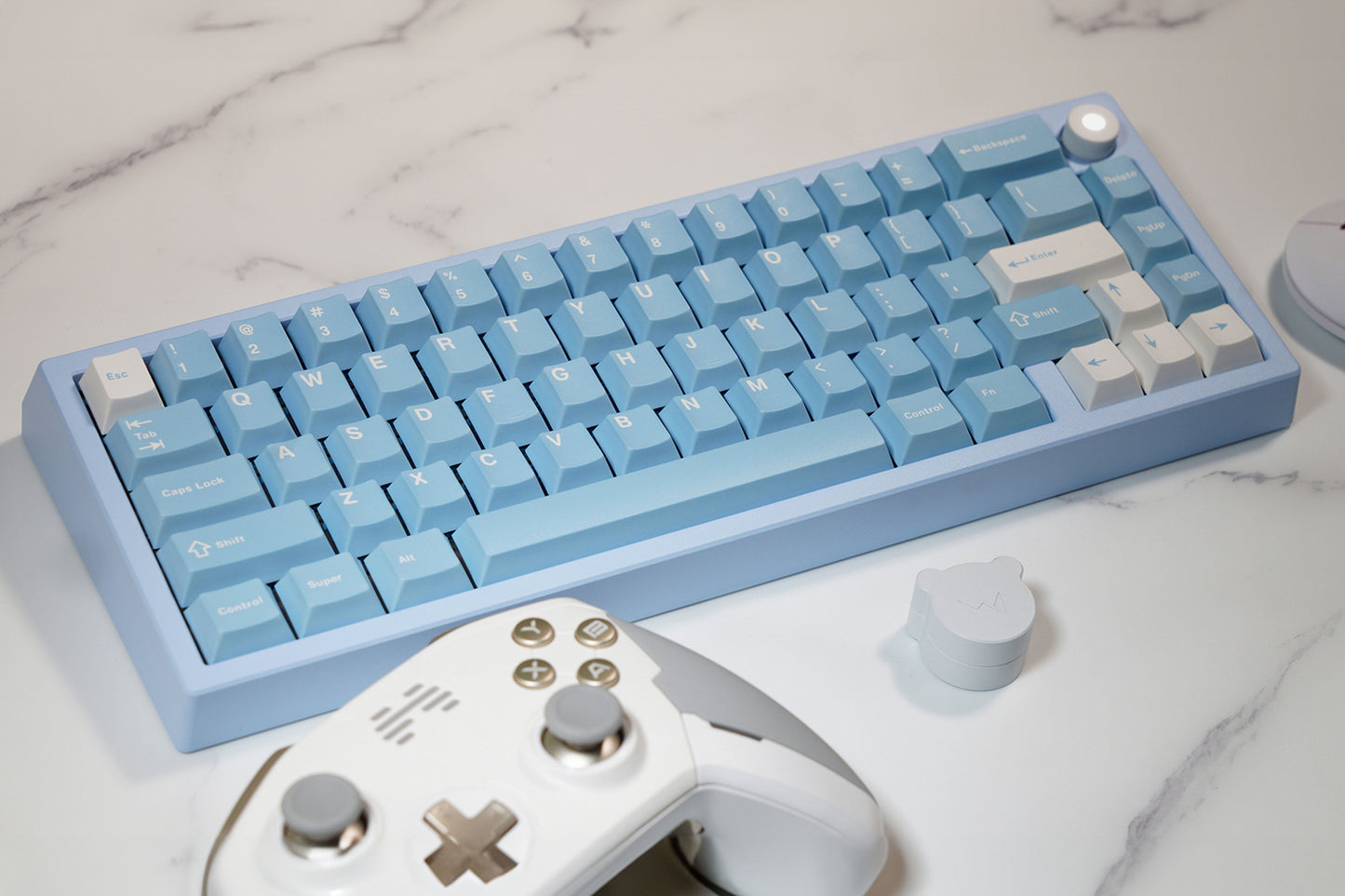[Group-Buy] Meletrix Zoom65 V2.5 EE - Barebones Keyboard Kit - Sky Blue [Sea Shipping]