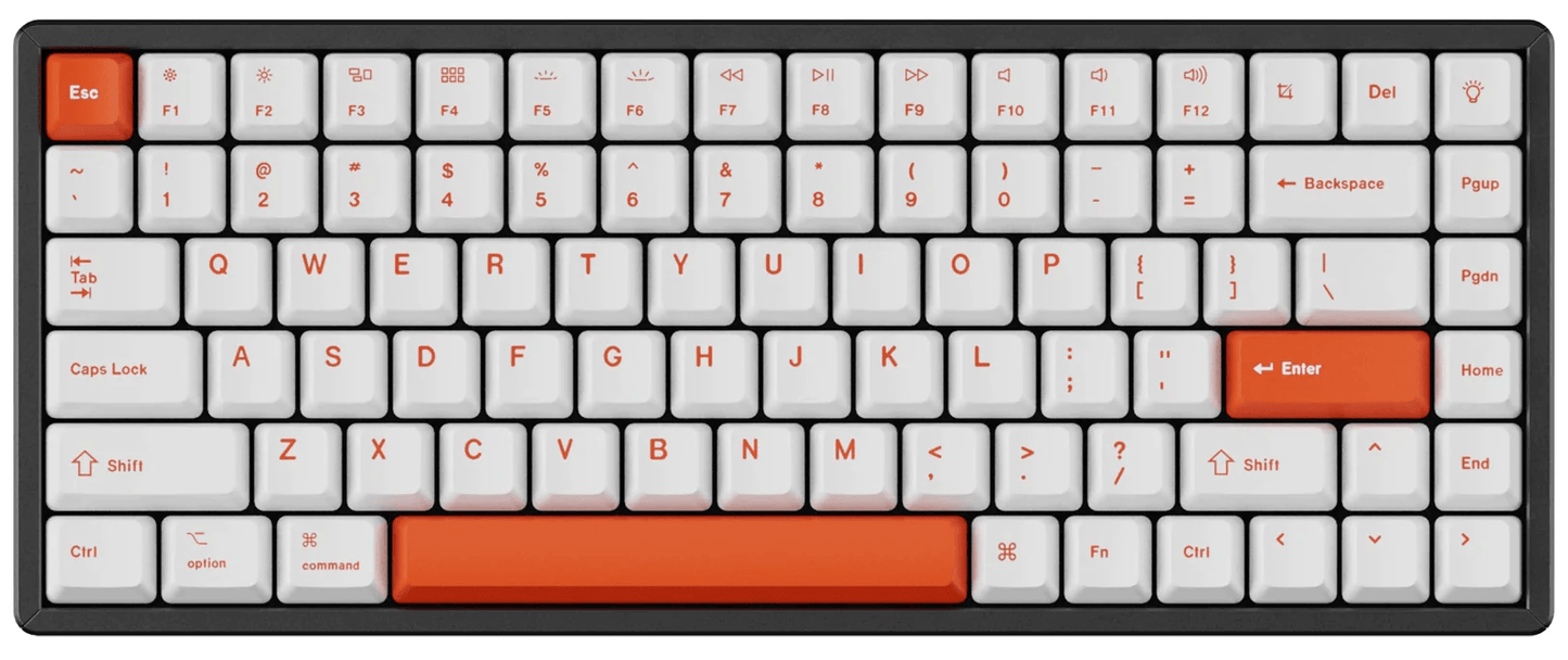 Keychron Dye-sub PBT Keycaps – Orange
